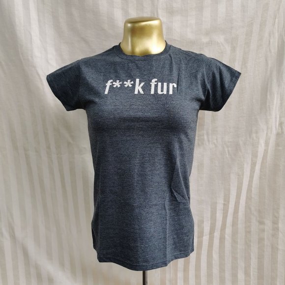 Anti-fur T-shirt (small) NWOT - Picture 1 of 4